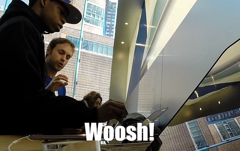 Have You Tried to Say “Woosh!” to The Speaker of Your iMac?
