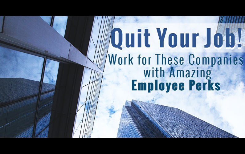 Top 13 Companies with Amazing Employee Perks – #11 is Life-changing