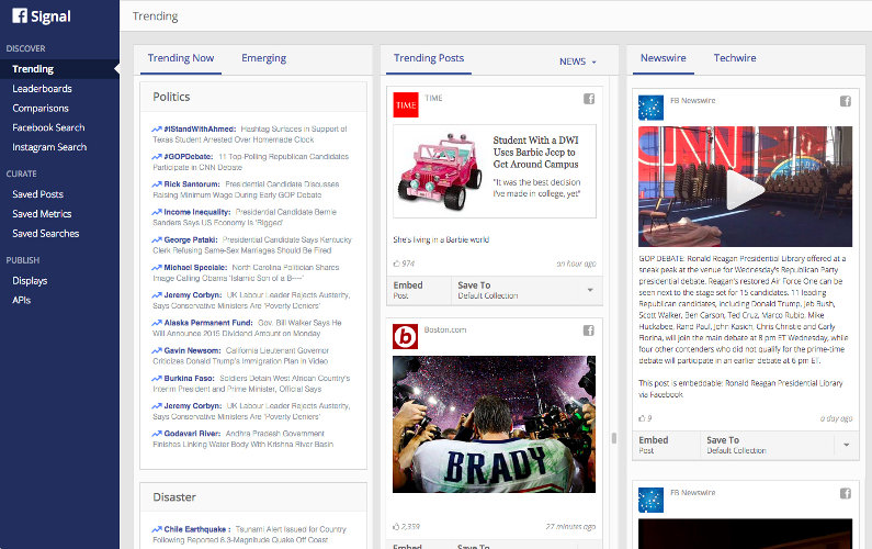 Facebook Introduces Signal: Discover Trends and Curate Content on Facebook and Instagram