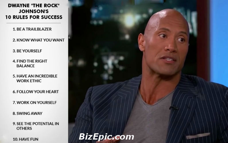 Dwayne “The Rock” Johnson’s 10 Rules for Success